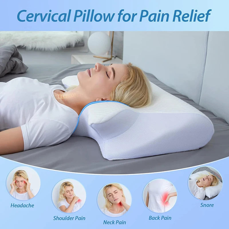 Memory Foam Neck Support Pillow