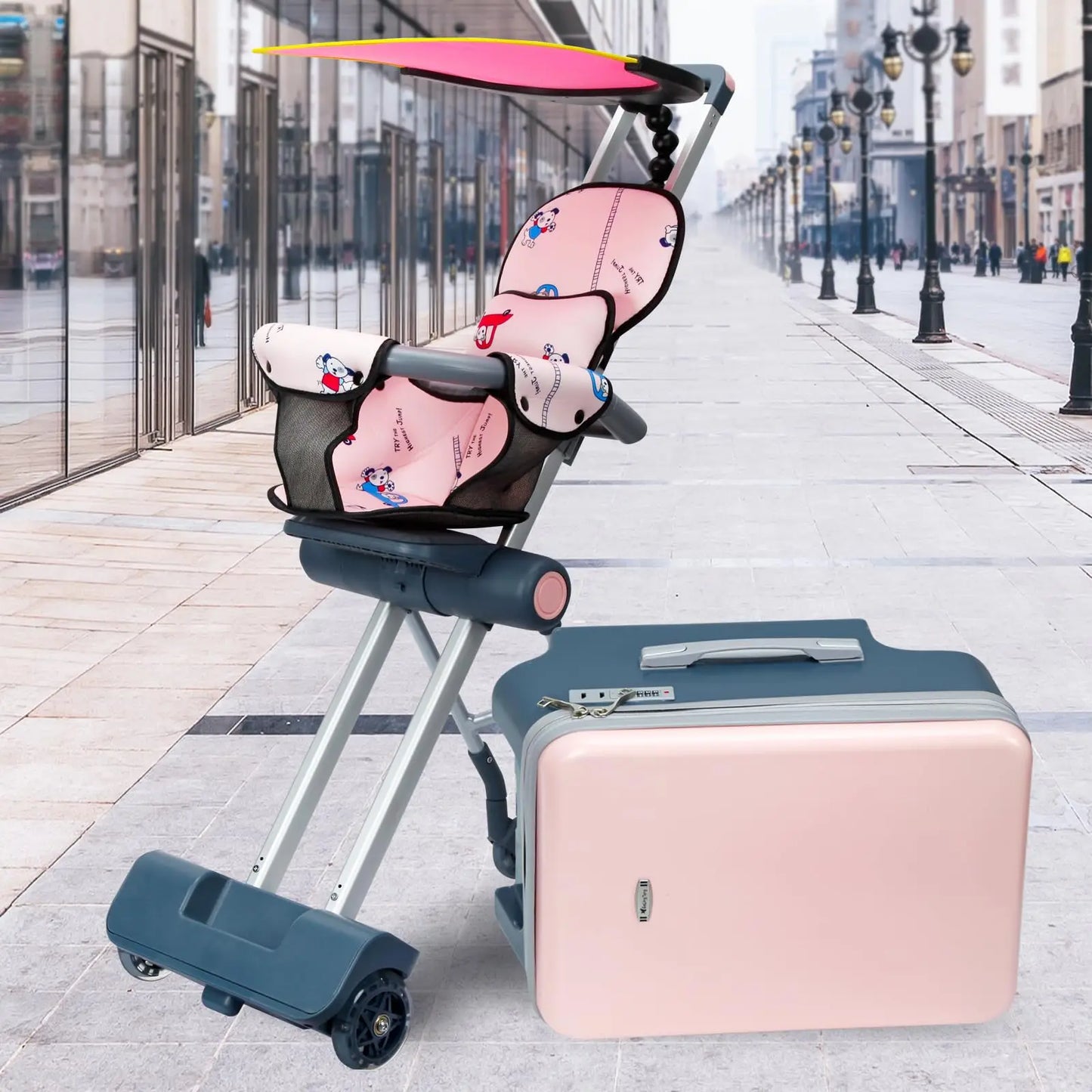 GoGo Travel: Expandable Spinner Luggage
