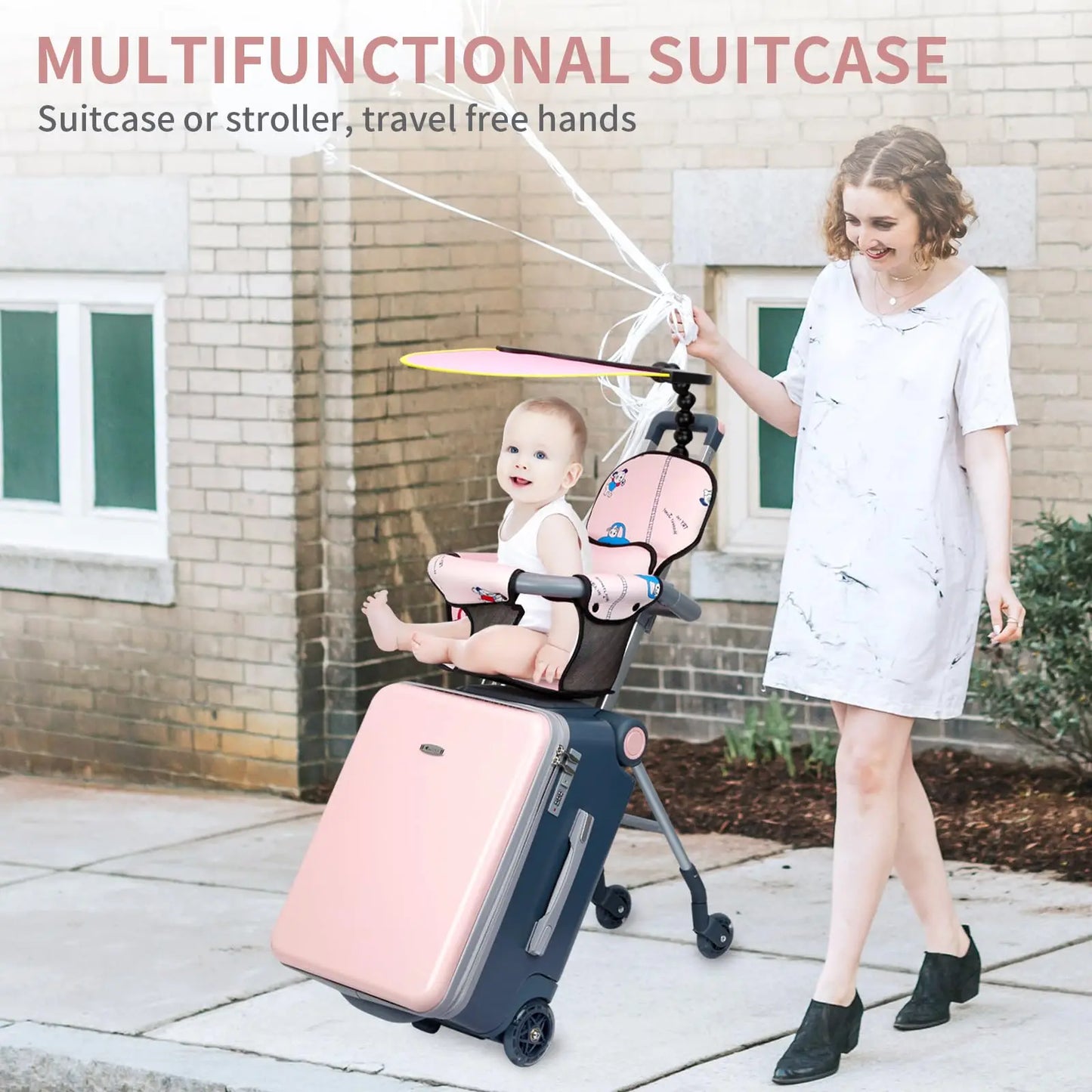 GoGo Travel: Expandable Spinner Luggage