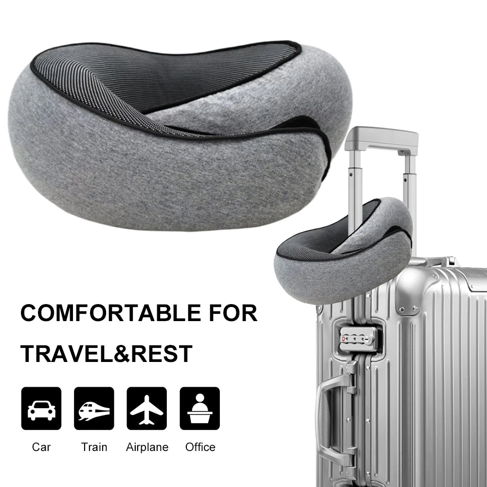 Snail Memory Foam Travel Pillow
