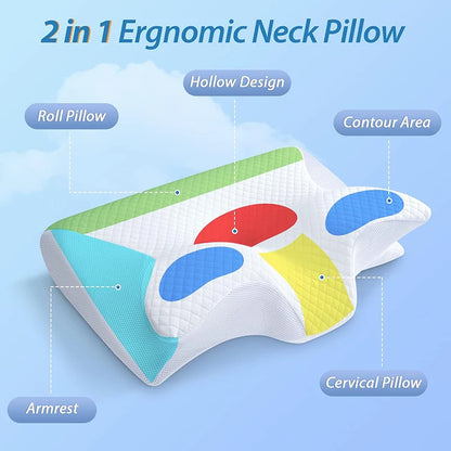 Memory Foam Neck Support Pillow