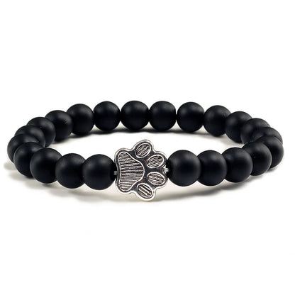 Lava Paw Stone Bracelet