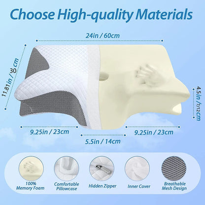 Memory Foam Neck Support Pillow