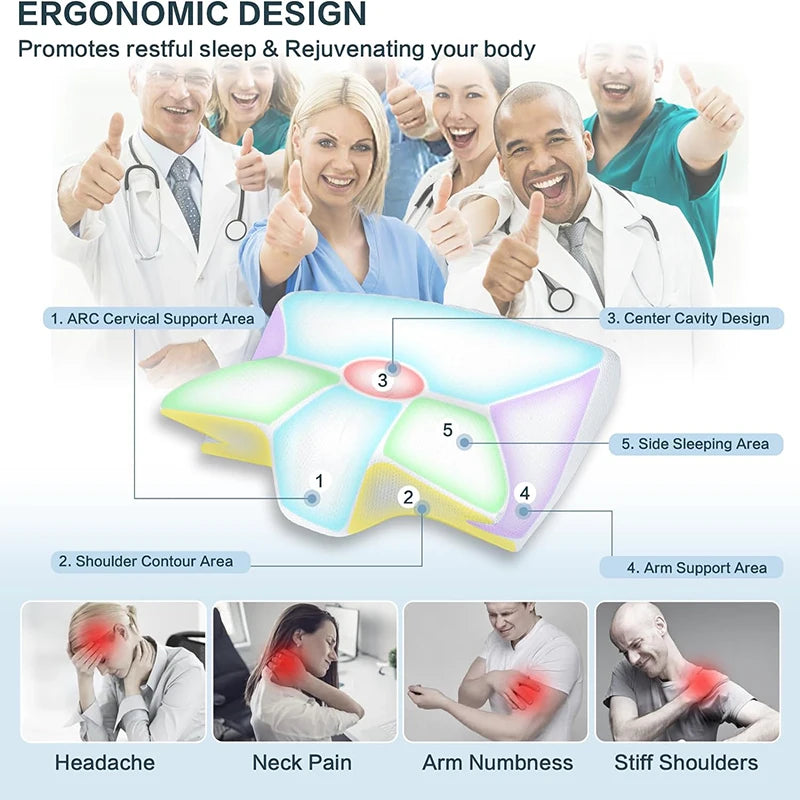 Memory Foam Neck Support Pillow
