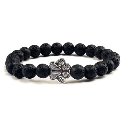 Lava Paw Stone Bracelet