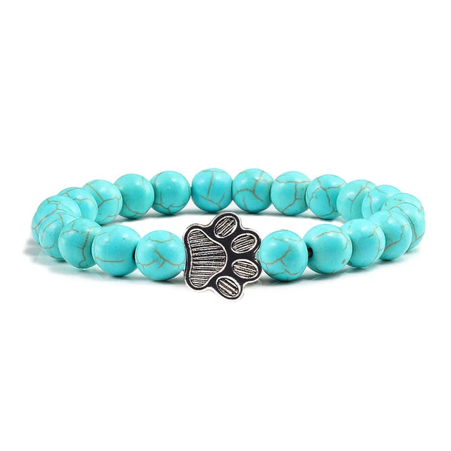 Lava Paw Stone Bracelet